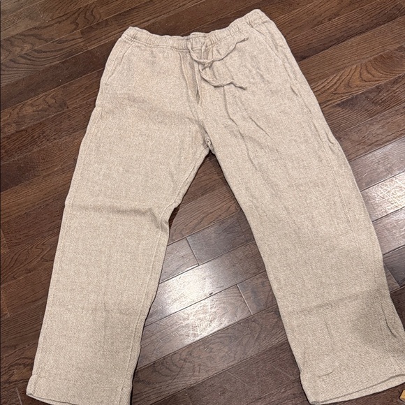 Abercrombie & Fitch. Mens  pants with drawstring. Relaxed fit. Size: Large. - Picture 1 of 6